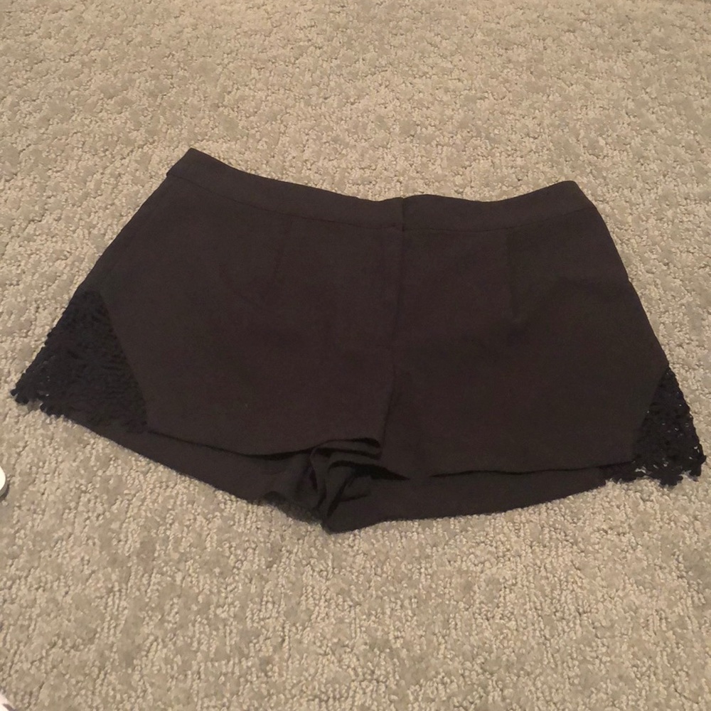 Black dressy shorts